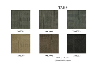 Carpet tile collection 2014