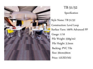 Carpet tile collection 2014