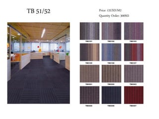Carpet tile collection 2014