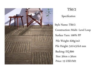 Carpet tile collection 2014