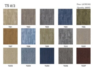 Carpet tile collection 2014
