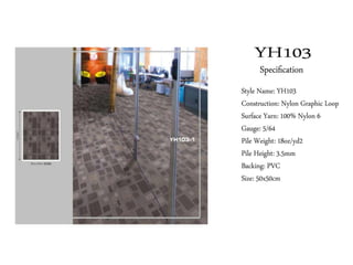 Carpet tile collection 2014