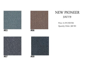 Carpet tile collection 2014