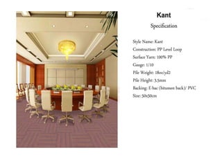 Carpet tile collection 2014