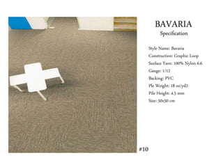 Carpet tile collection 2014