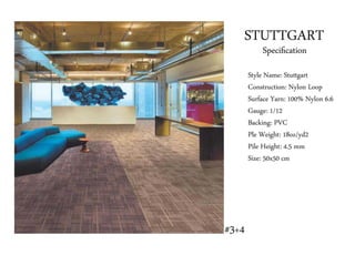 Carpet tile collection 2014