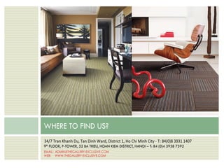 Carpet tile collection 2014