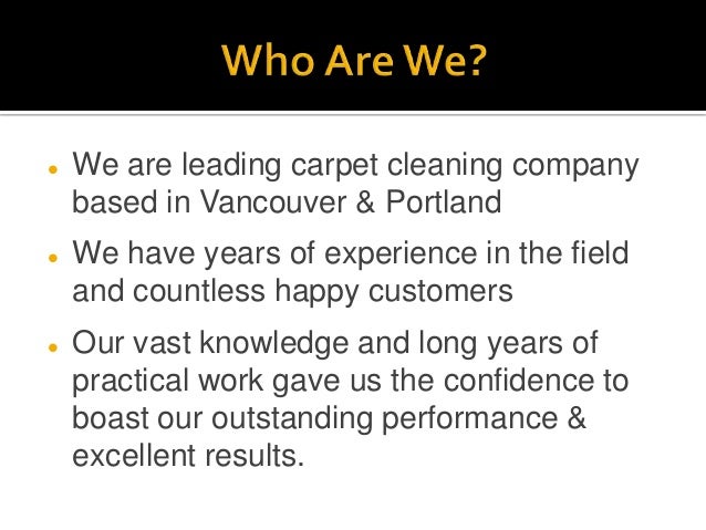 Carpet Cleaning Portland Oregon