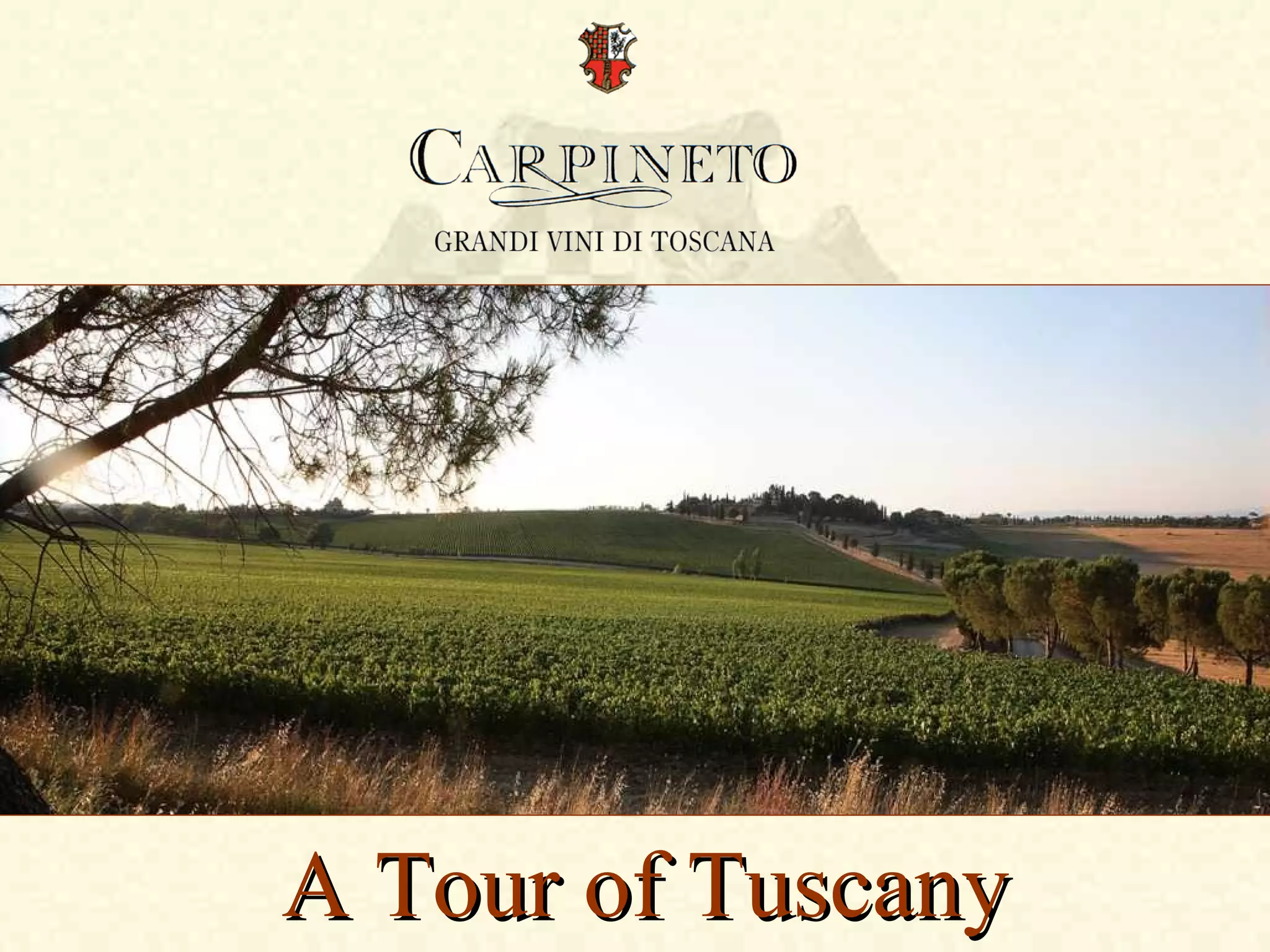 A Tour of Tuscany