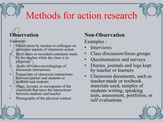Classroom Action Research (about ACT) | PPTX