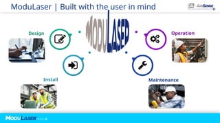 P A G E / 20
Operation
Design
Maintenance
Install
ModuLaser | Built with the user in mind
 
