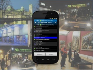 App
• Helps vistors find events
• Generates Plans
• Guides the visitor
• 1000-2000 users
• Interaction log-data
 