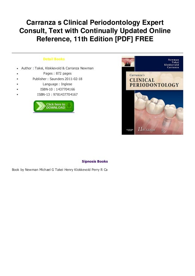 Carranza s clinical periodontology expert consult text with