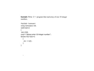 C++ array notes 1 for engineering students.pptx