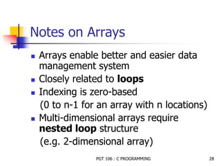 C Arrays.ppt