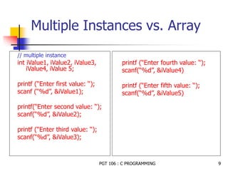C Arrays.ppt