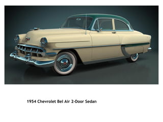                                                                                                                             1954 Chevrolet Bel Air 2-Door Sedan 