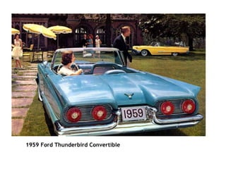                                                                                                    1959 Ford Thunderbird Convertible   