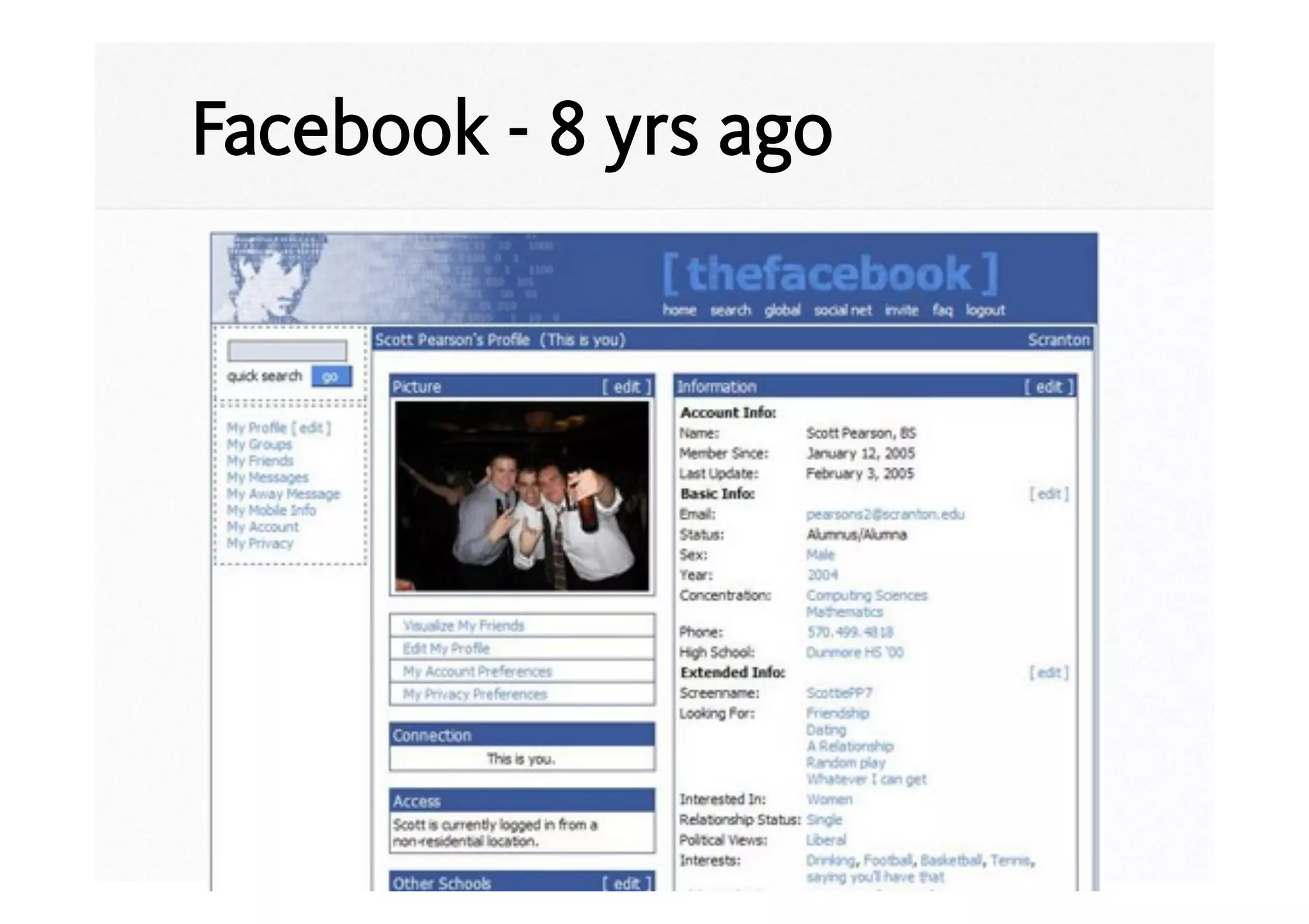 Facebook - 8 yrs ago
 