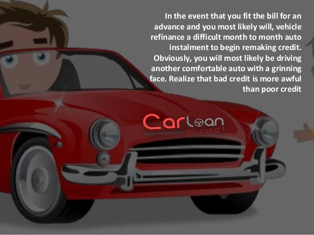 refinance car loan with bad credit