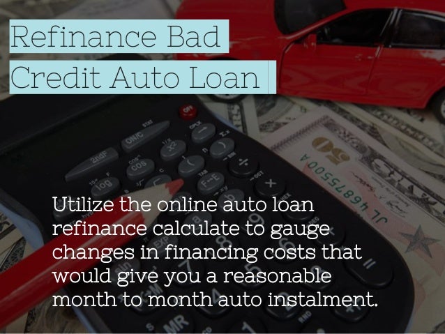 refinance car loan with bad credit