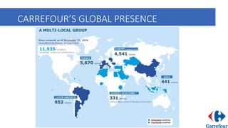CARREFOUR’S GLOBAL PRESENCE
 
