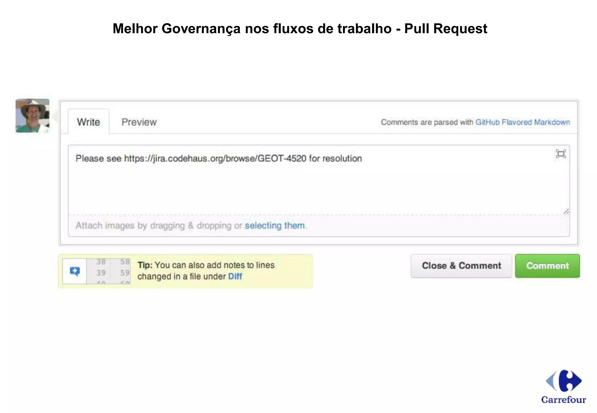 Melhor Governança nos fluxos de trabalho - Pull Request
 
