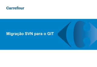Copyright © 2015 Accenture. Todos os direitos reservados. Material confidencial e de propriedade da Accenture. Seu logo e “High Performance Delivered” são marcas da Accenture.
2
09/04/201
Migração SVN para o GIT
 