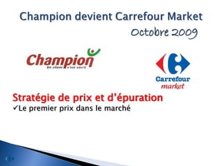 Octobre 2009




Stratégie de prix et d’épuration
Le premier prix dans le marché
 