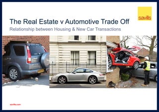 The Real Estate v Automotive Trade Off
Relationship between Housing & New Car Transactions

savills.com

 