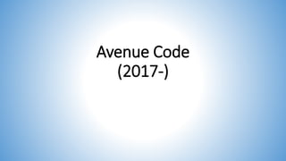 Avenue Code
(2017-)
 