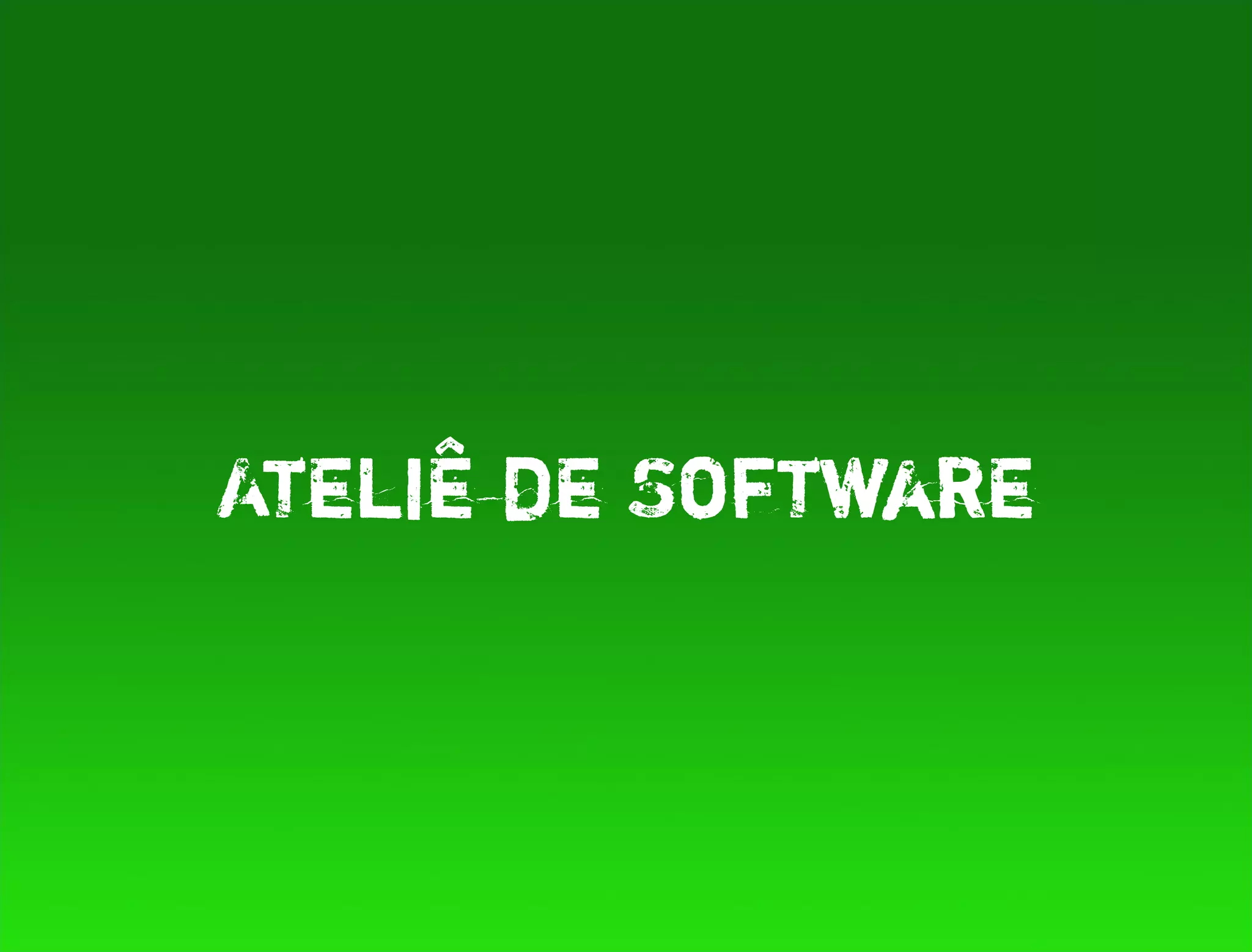 Ateliê de Software
 