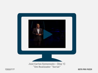 José Carlos Semenzato – [Day 1] 
“Um Realizador “Serial” 
 