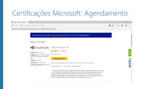 Certificações Microsoft: Agendamento
 