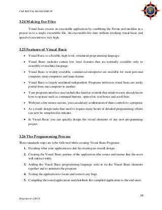 Car rental management system | PDF