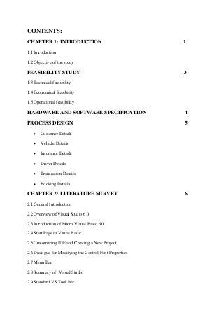 Car rental management system | PDF