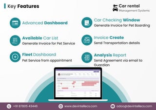 Smart Car Rental Management System in Odoo | PDF