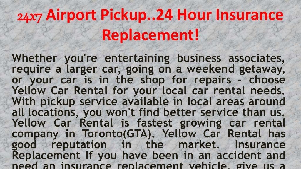 Car Rental Toronto