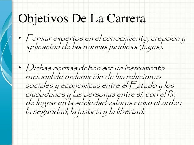 Carrera de derecho