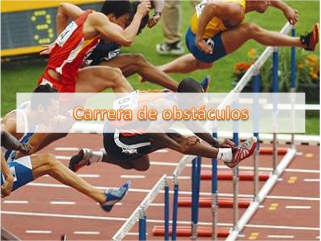 carrera de obstáculos