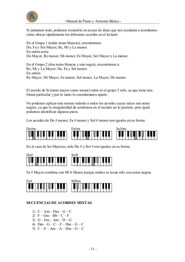 Carrera Ignacio Manual De Piano Y Armonia Basica Carrera Ignacio Manual De Piano Y Armonia Basica