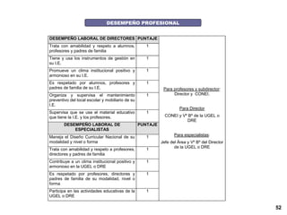 DESEMPEÑO PROFESIONAL 