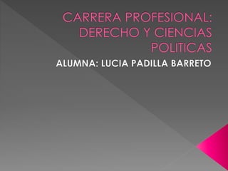 Carrera profesional.derecho 1