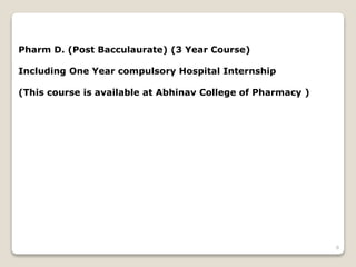 Career Options After B.Pharm Degree in India | PPTX
