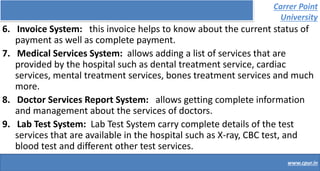 Carrer point university 1