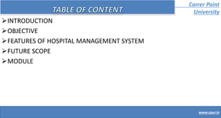 Carrer point university 1