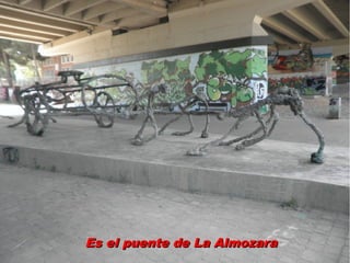 Es el puente de La Almozara
 