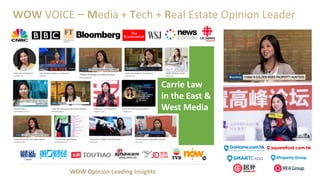 WOW Opinion Leading Insights
WOW VOICE – Media + Tech + Real Estate Opinion Leader
 