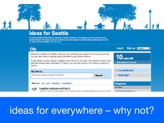 ideas for everywhere – why not? 