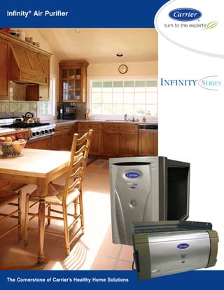 Infinity® Air Purifier




                                                      TM




The Cornerstone of Carrier’s Healthy Home Solutions
 